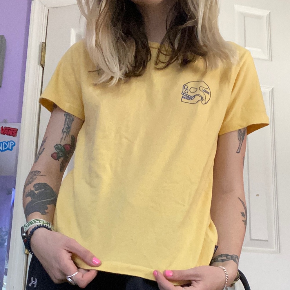 Yellow Vans T shirt